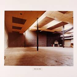Photograph - New Eastern Annexe, West Wall, Royal Exhibition Building, Melbourne, 1982