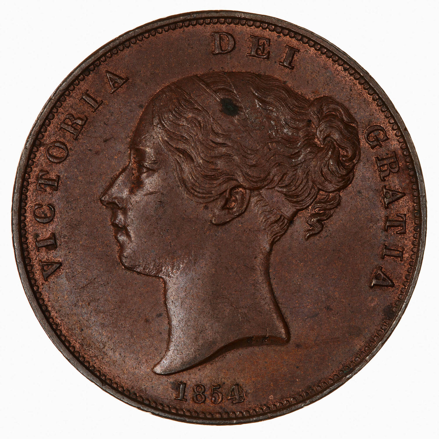 Coin - Penny, Queen Victoria, Great Britain, 1854