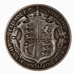 Coin - Halfcrown, George V, Great Britain, 1920 (Reverse)