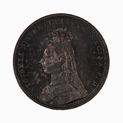 Coin - Twopence (Maundy), Queen Victoria, Great Britain, 1892 (Obverse)