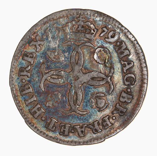 Coin - Groat, Charles II, Great Britain, 1679 (Reverse)