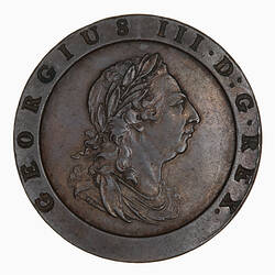 Coin - Twopence, George III, Great Britain, 1797