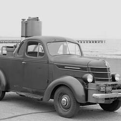 Negative - International Harvester, D2 Utility & GL-300 Gas Producer, 1941