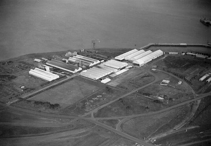 Negative International Harvester, Geelong Factory, Aerial View, 1946