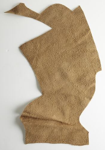 Leather Sample Remnant - Shoe Upper, Cream, 1930s-1970s