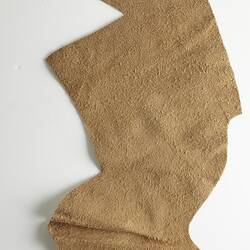 Leather Sample Remnant - Shoe Upper, Cream, 1930s-1970s