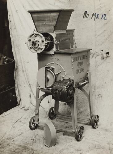 Photograph - Schumacher Mill Furnishing Works, 'Mixing Machine', Port Melbourne, Victoria, circa 1940s