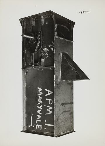 Photograph - Schumacher Mill Furnishing Works, 'Perfect Discharge Type Bucket Elevator', Port Melbourne, Victoria, 1941