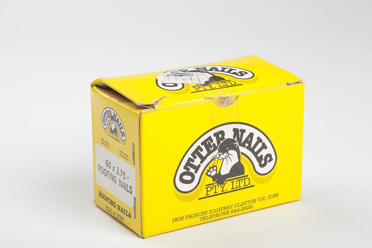 Box of Nails - Otter Nails, circa 1970-1990