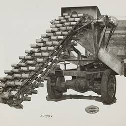 Photograph - Schumacher Mill Furnishing Works, 'Trench Diggin Elevator', Port Melbourne, Victoria, 1941