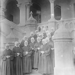 Glass Negative - Little Sisters of the Poor, Northcote, Victoria, Nov 1892