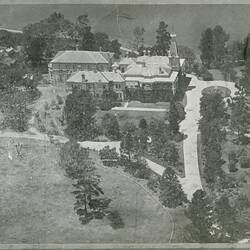 Print - 'Rupertswood' Mansion, Sunbury, Victoria, circa 1950