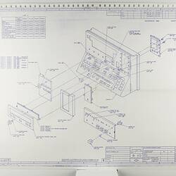 Assembly Drawings - Computer System, IBM System 3, circa 1975