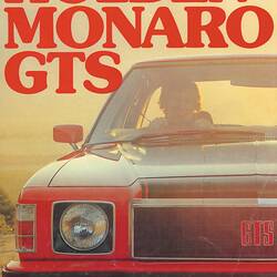 Publicity Leaflet - General Motors-Holden's, Holden Monaro GTS, Motor Cars, 1976
