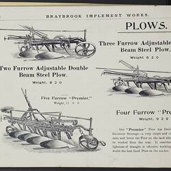 Catalogue - 'H.V. McKay's Braybrook Implement Works', circa 1905