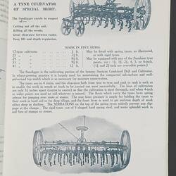 Catalogue - H.V. McKay, Stripper Harvester, circa 1925