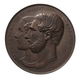 Medal - Birth of the Royal Heir, Leopold Duke of Brabant, Belgium, 1859