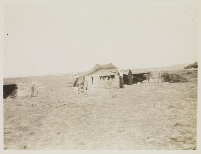 Tent in a Bedouin Camp, Egypt, Captain Edward Albert McKenna, World War I, 1914-1915