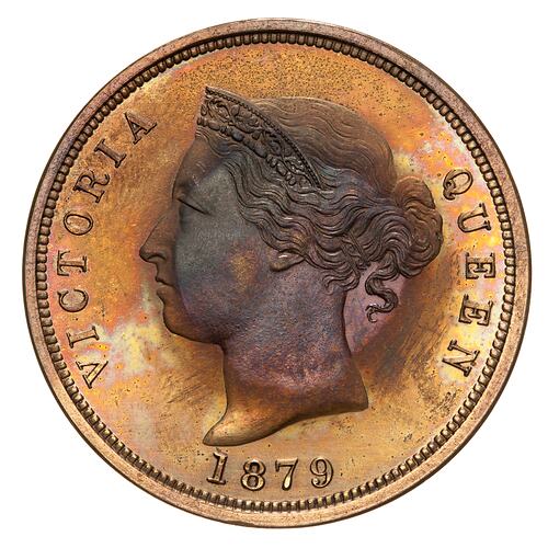 Proof Coin - 1 Piastre, Cyprus, 1879