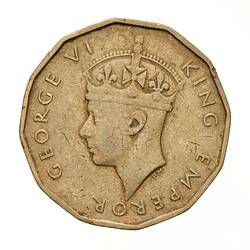 Coin - 3 Pence, Fiji, 1947