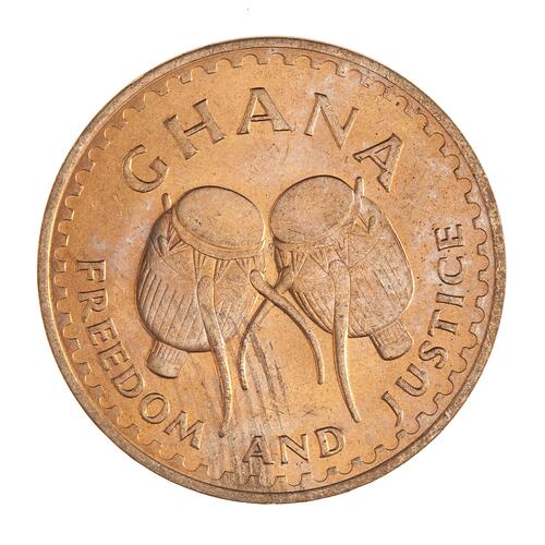 Coin - 1 Pesewa, Ghana, 1967