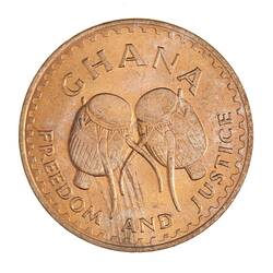 Coin - 1 Pesewa, Ghana, 1967