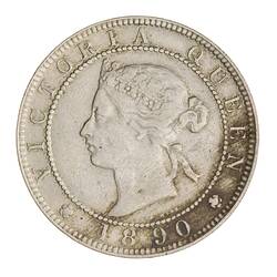 Coin - 1 Penny, Jamaica, 1890