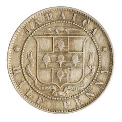 Coin - 1/2 Penny, Jamaica, 1899