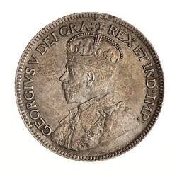 Coin - 25 Cents, Newfoundland, 1917