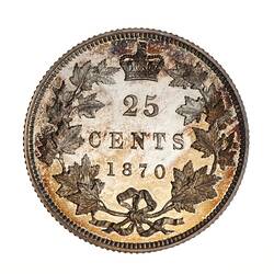 Proof Coin - 25 Cents, Canada, 1870