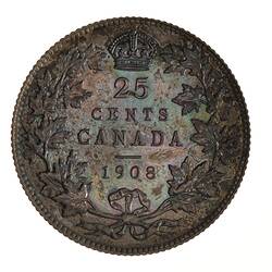 Specimen Coin - 25 Cents, Canada, 1908