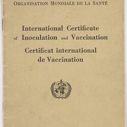 Vaccination Certificate - Issued to Erhard Stermole, by International Refugee Organization, Aug 1949