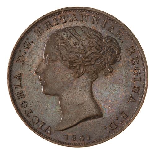 Coin - 1/26 Shilling, Jersey, Channel Islands, 1841