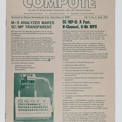 Newsletter - COMPUTE, Vol 3 No 4, Apr 1977