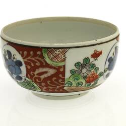 Porcelain bowl with floral design.