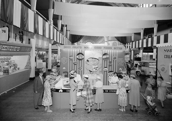 Australian Dried Fruits Association, Exhibition Stand, Exhibition Building, Carlton, Victoria, 1955