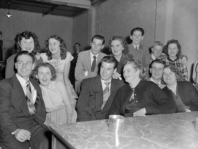 Swallow & Ariell Ltd, Group Portrait at Ball, Melbourne, Victoria, 1953