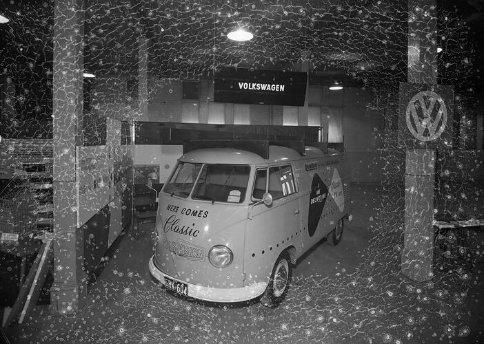 Volkswagon Promotion, Exhibition Building, Carlton, Victoria, 1957
