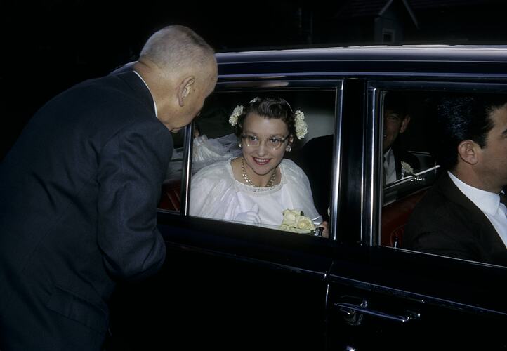 Charlie Brazenor Farewelling the Bride, Hope Macpherson Black, Victoria, 2 Apr 1965