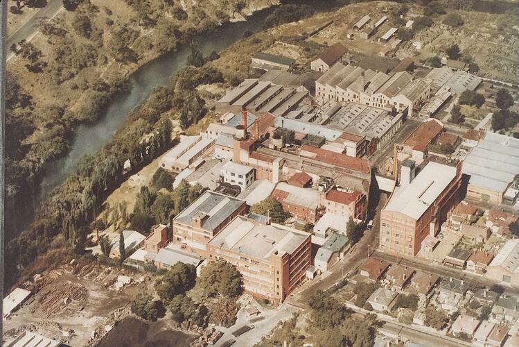 Photograph - Kodak Australasia Pty Ltd, Plant Aerial View, Kodak Factory, Abbotsford, circa 1946