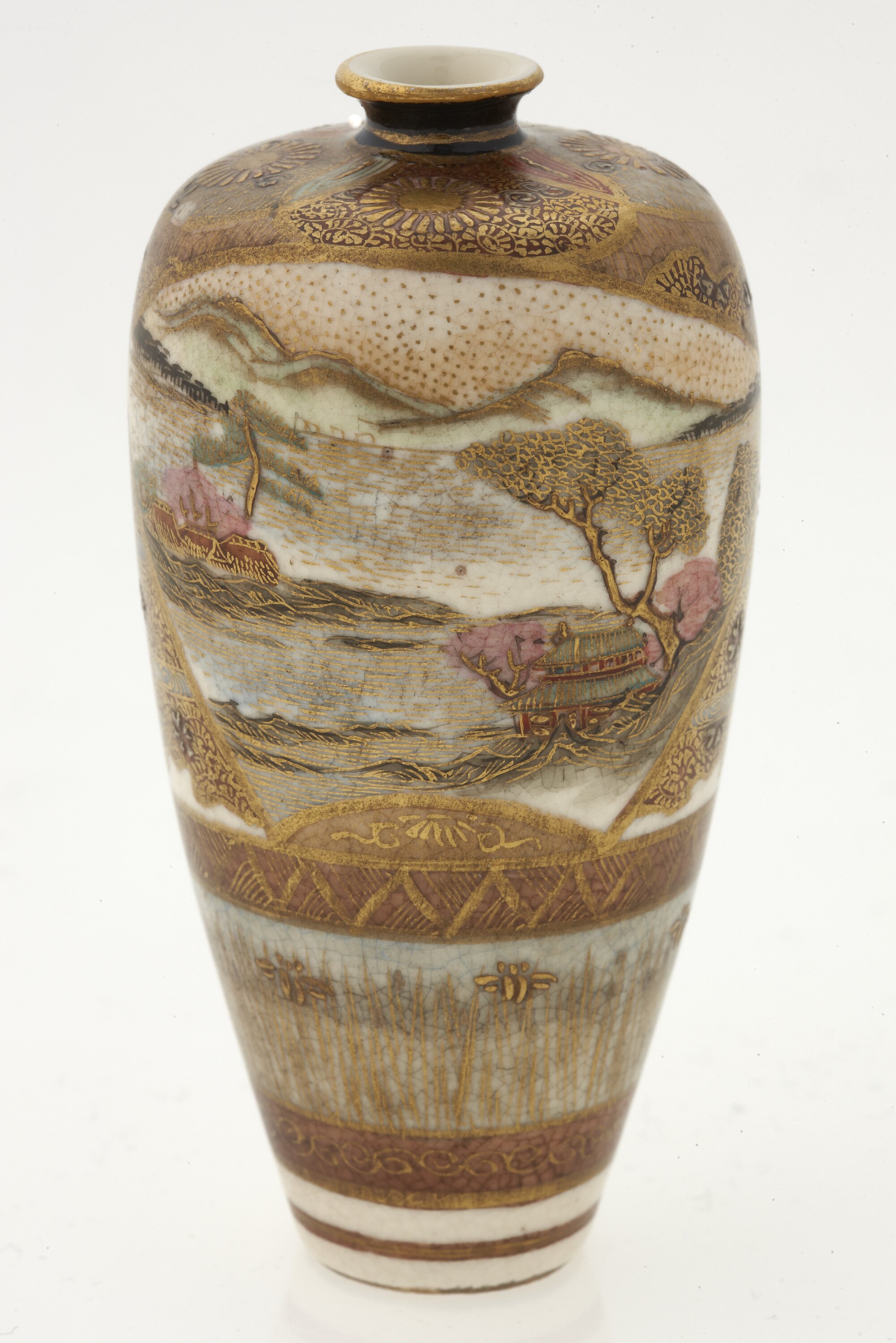 Vase - Satsuma Style, Ryu-zan, Japan, early Meiji Period, 1868-1880