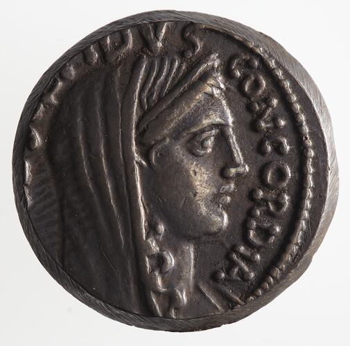 Coin - Denarius, PAVLLVS LEPIDVS, Ancient Roman Republic, 62 BC