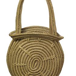 Basket made by bundle-coil technique.
