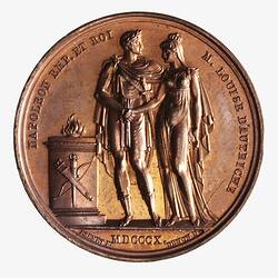 Medal - Marriage of Napoleon, Napoleon Bonaparte (Emperor Napoleon I), France, 1810
