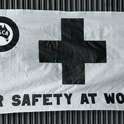 Photograph - Massey Ferguson, For Safety at Work Flag, Sunshine, Victoria, 1966