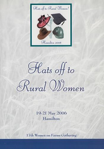 Proceedings - Women on Farms Gathering, Hamilton, 2006