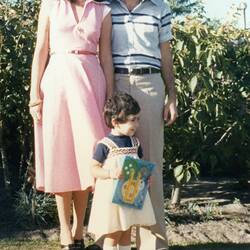 Digital Photograph - Portanier Family Soon After Arriving in Melbourne, Brighton, Victoria, 1979