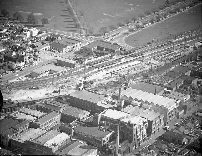 Negative - Aerial View of Richmond, circa 1955-1960