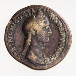 Coin Copy - Sestertius, Emperor Hadrian for Sabina, Ancient Roman Empire, 117-136 AD