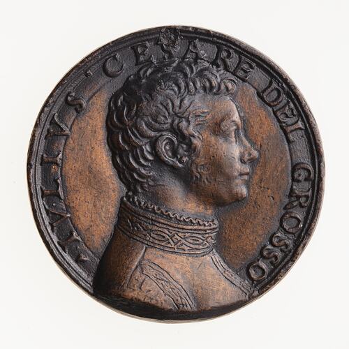 Electrotype Medal Replica -  Giulio Cesare del Grosso